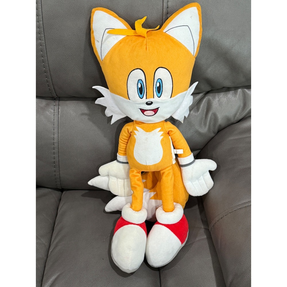 Sonic the Hedgehog Tails Plush Stuffed Animal Toy Orange Fox Sega 24" Inch